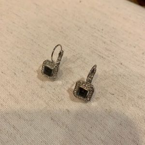 Chloe + Isabel Crystal Square Drop Earrings
